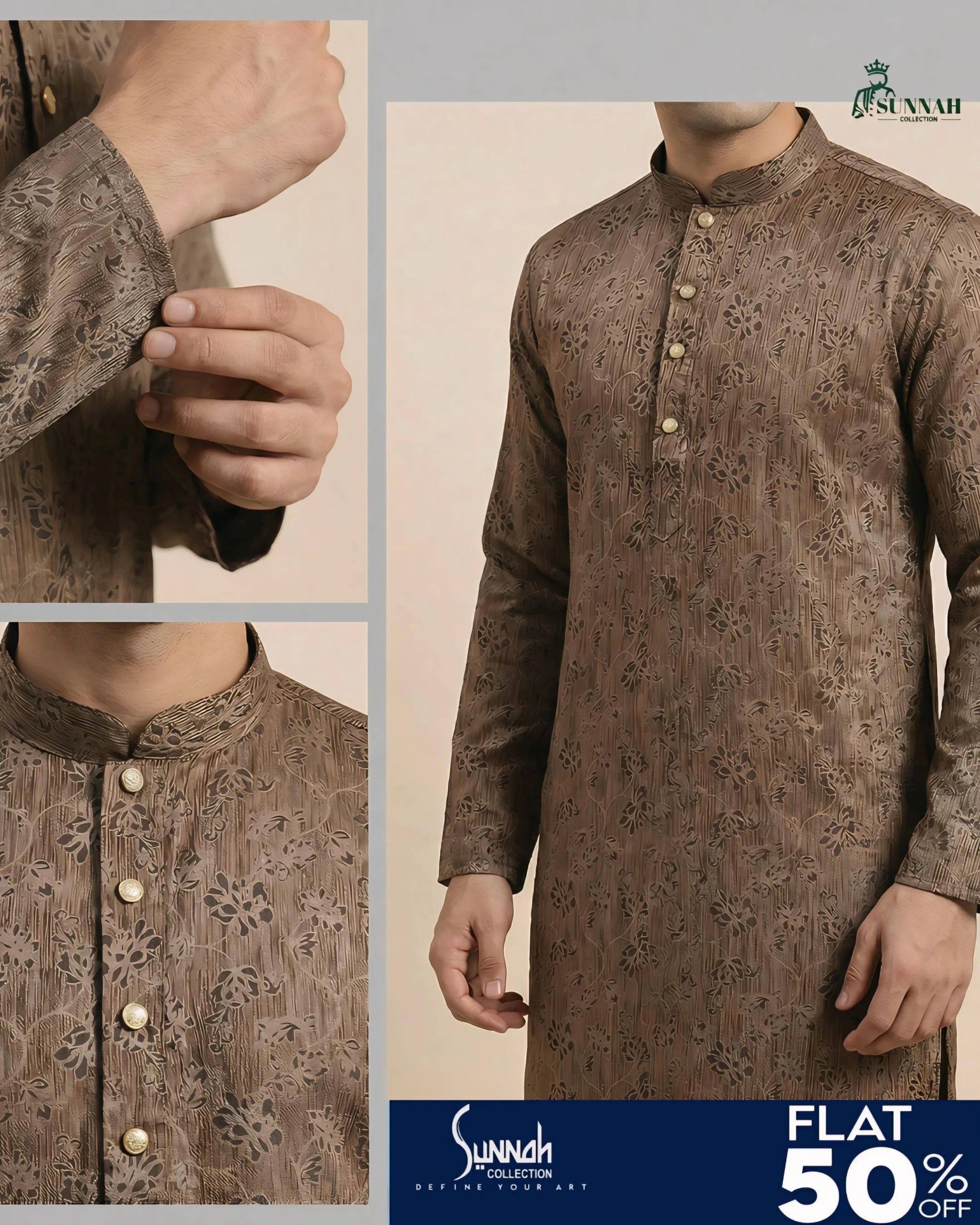 পাকিস্তানি ব্যাম্ব কটন ফেব্রিক্স-T-04